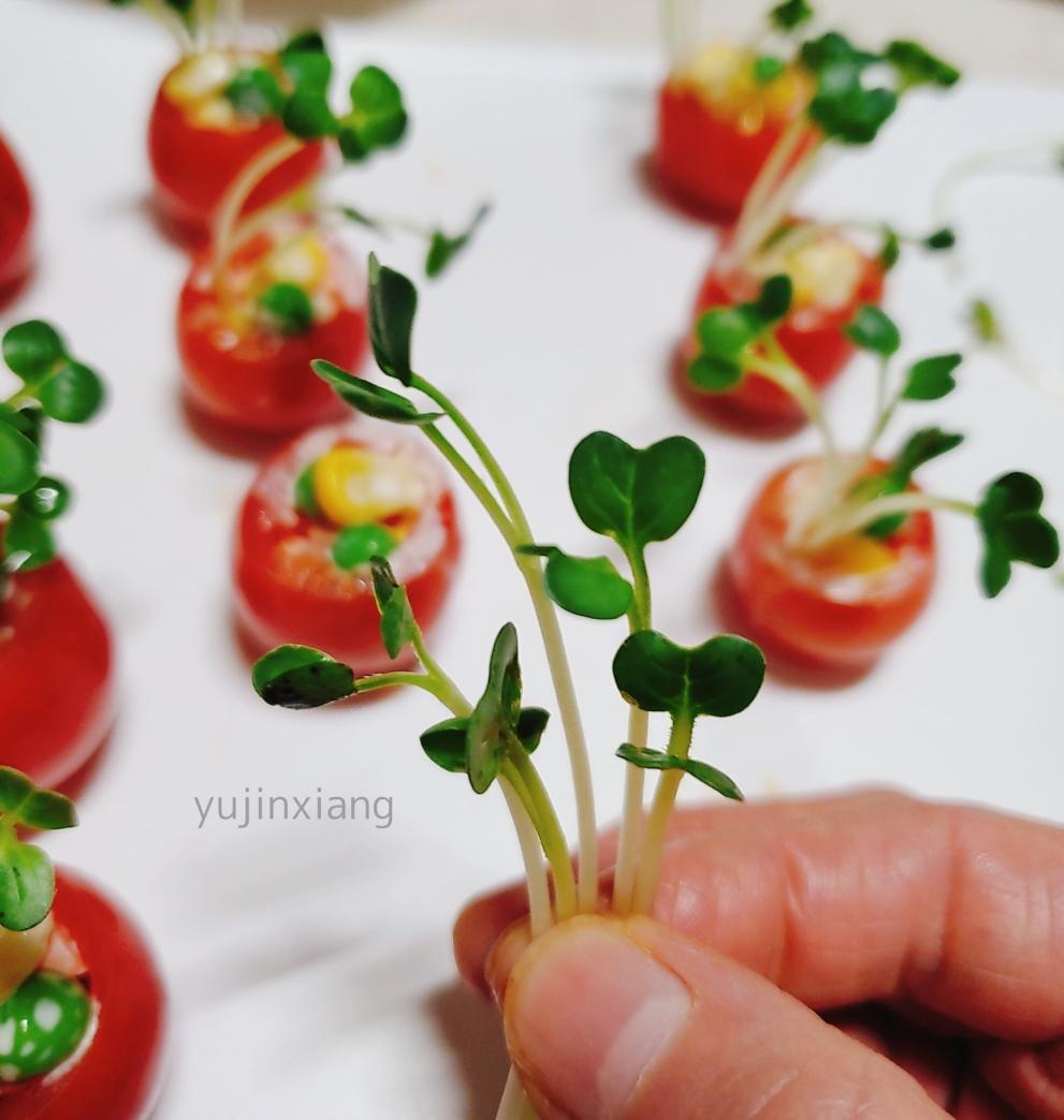 🌸圣女果沙拉盅－把春天吃到嘴里！一口一个健康🌸的做法 步骤6