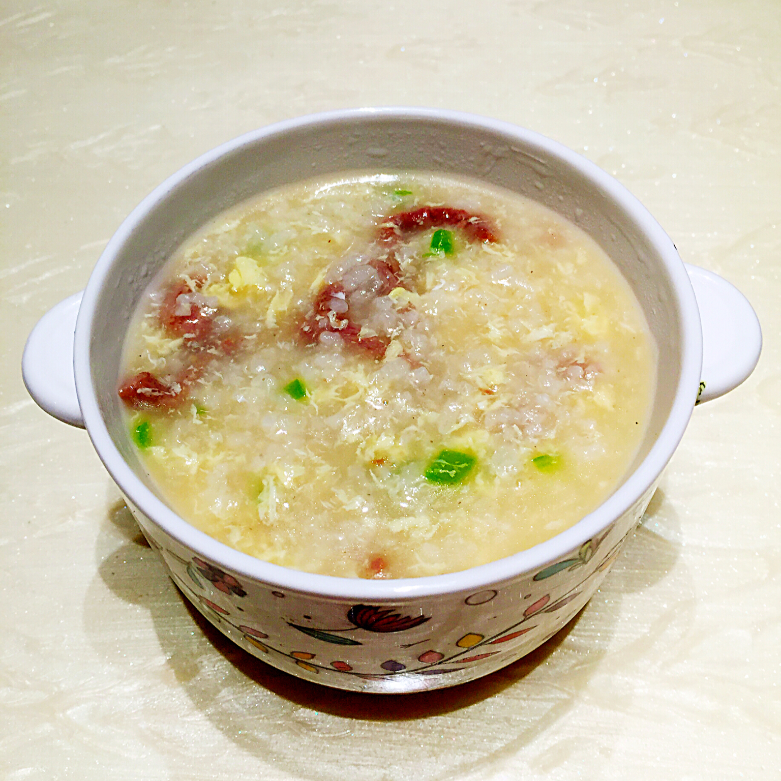 cristy-tong做的牛肉蛋花粥