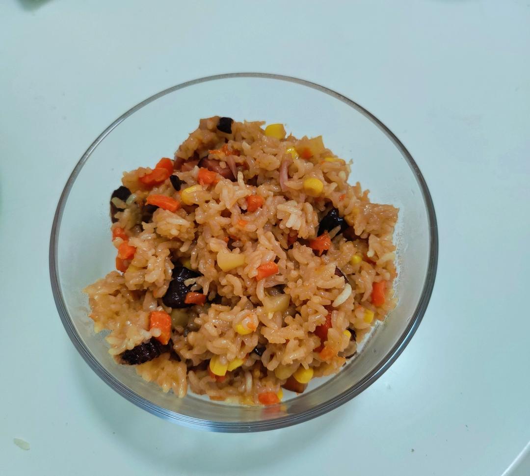 腊肠煲仔饭（电饭锅版）
