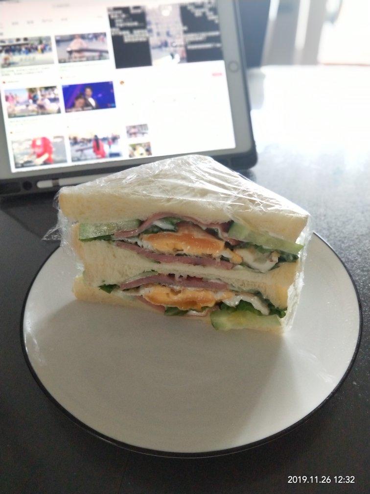 上班族👩‍💼自制早餐三明治🥪