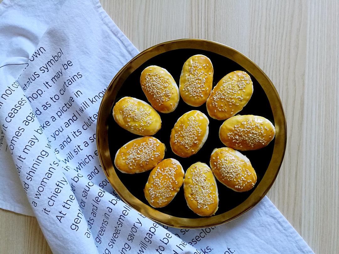 芝麻椒盐牛舌饼（北京小吃）