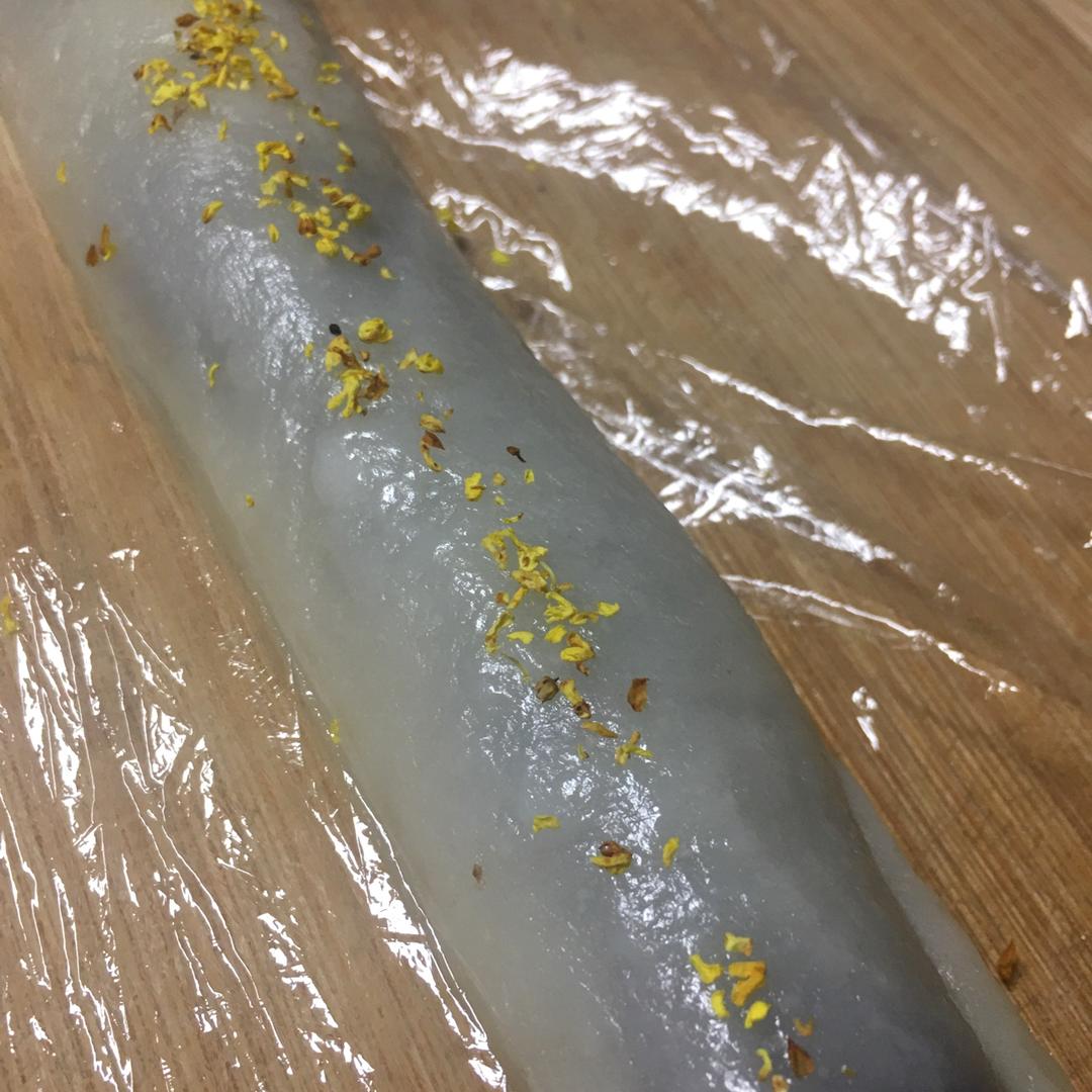 十分钟搞定超正宗的桂花条头糕，零失败！过夜不变硬，豆沙糯米卷