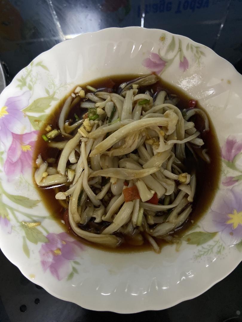 超简单凉拌海鲜菇