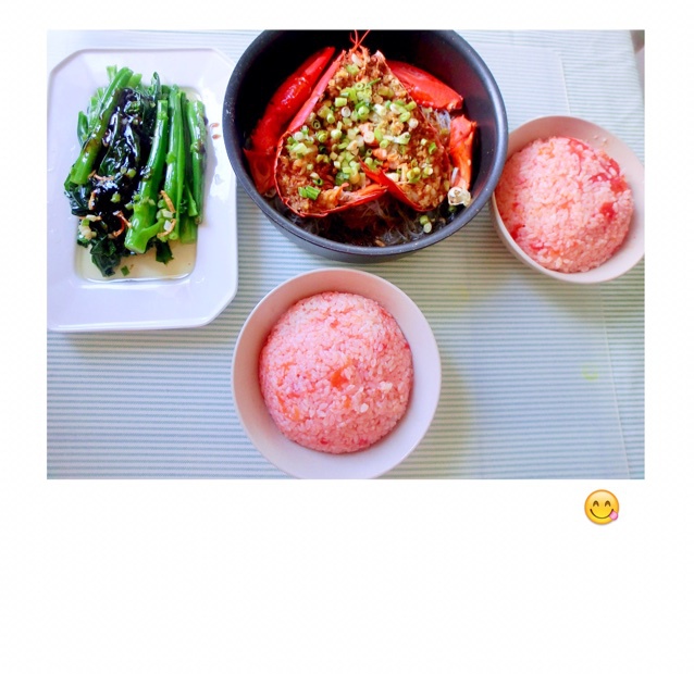 蒜蓉龙虾蒸粉丝
