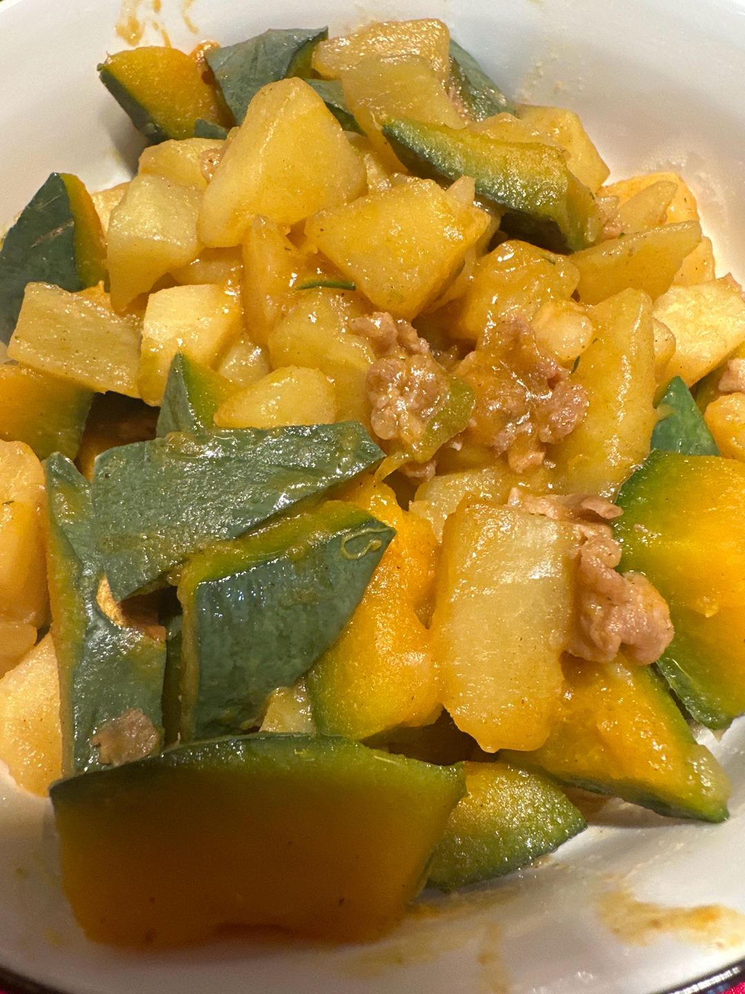 土豆炖南瓜