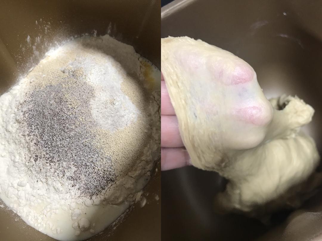 纯奶手撕吐司的做法 步骤1