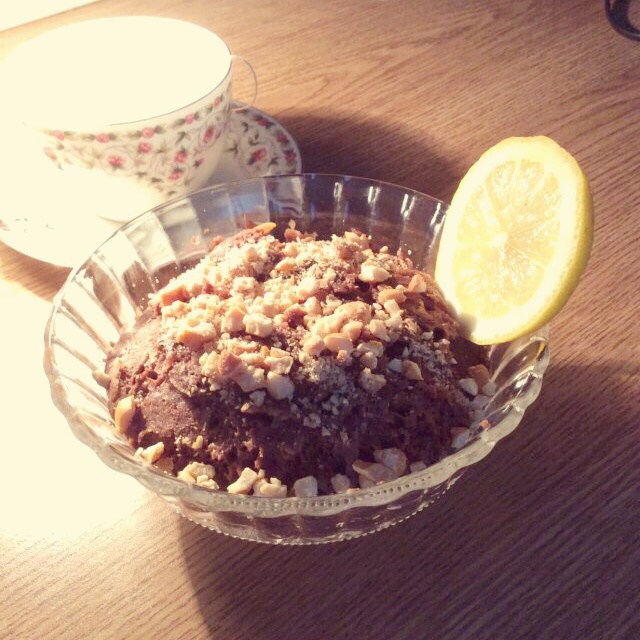 蓬松版五分钟微波炉蛋糕