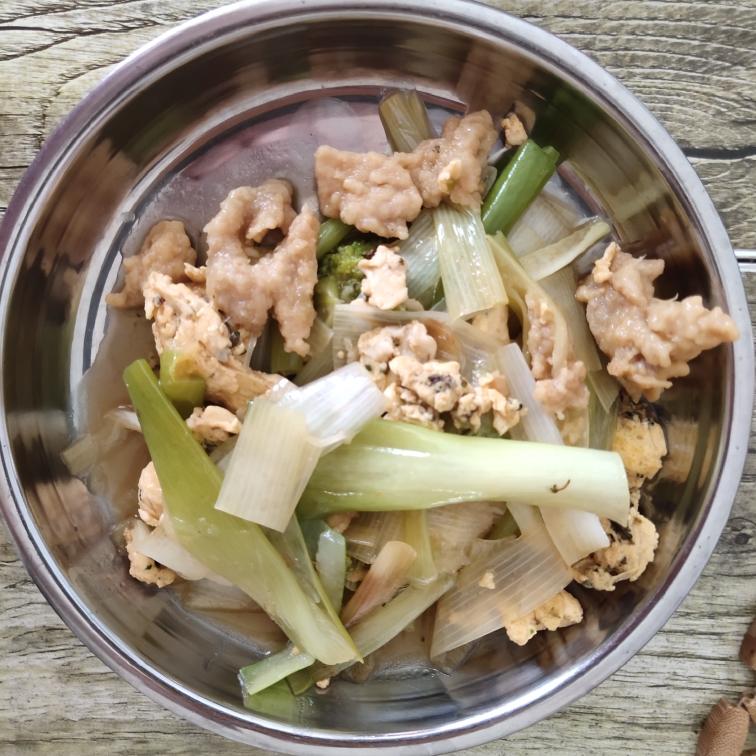 东北的大葱炒蛋