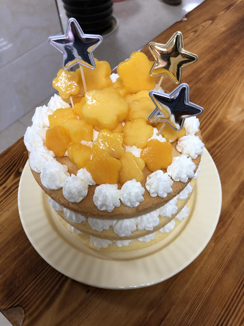 超柔软6寸戚风蛋糕(附8寸配方)零失败 超详细‼️含操作视频