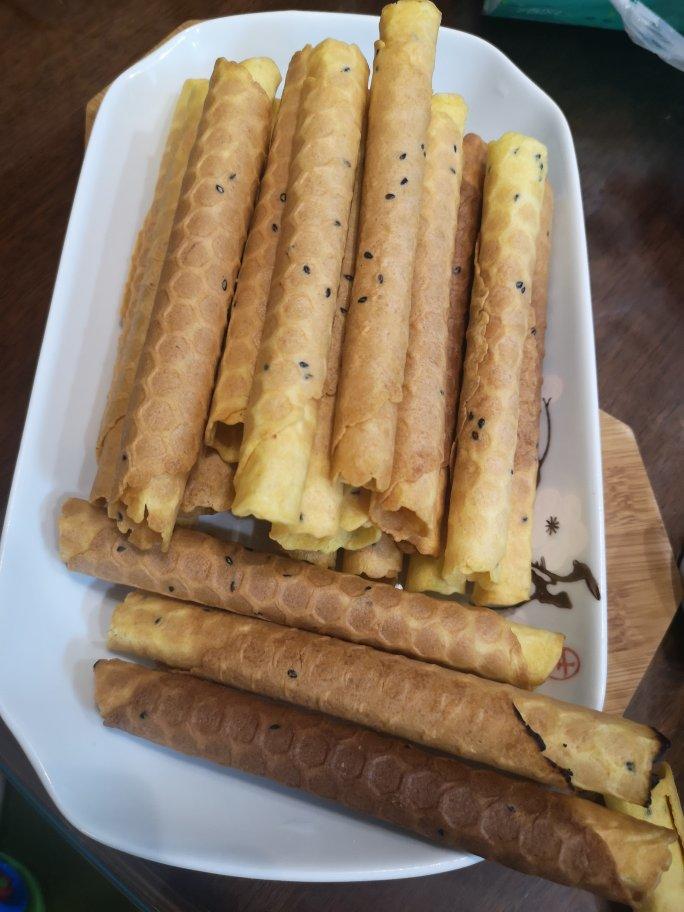 又酥又健康的芝麻蛋卷（试验四种方法后，找到最康师傅的那个）