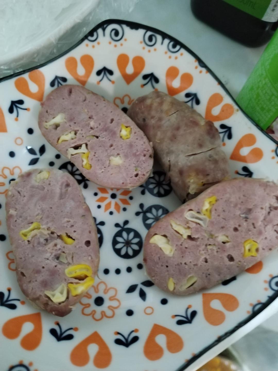 皮脆肉嫩💯咬一口爆汁的自制脆皮肠❗️健康美味好吃到转⭕️⭕️～
