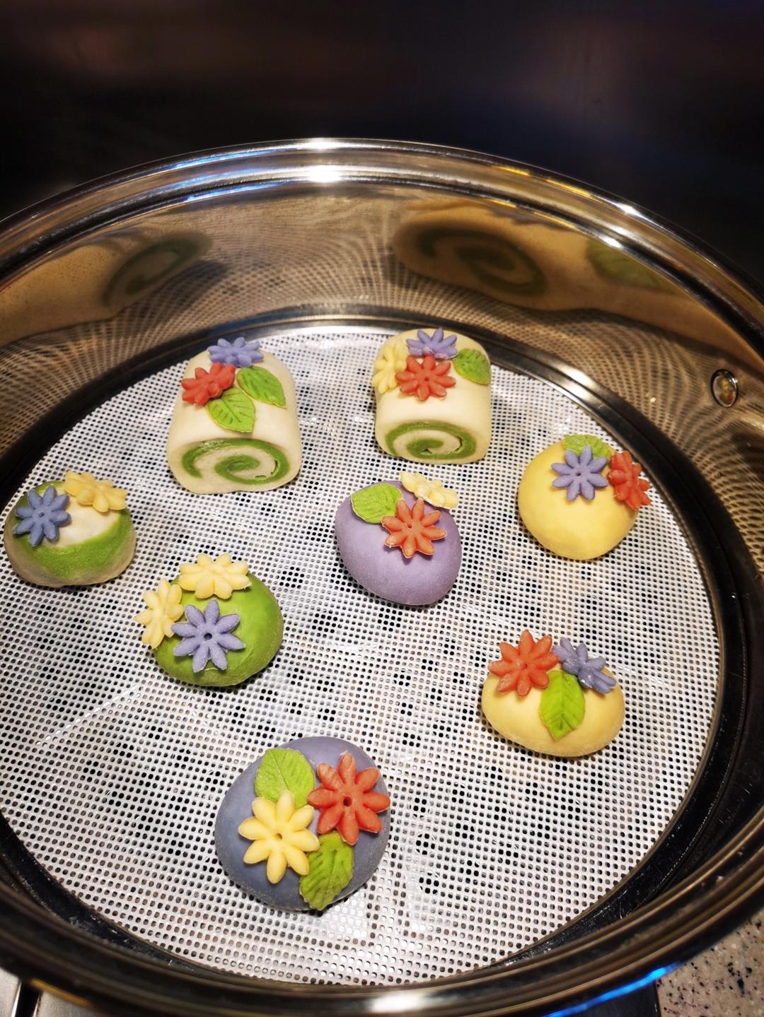 小雏菊馒头 一次性发酵法 超清新甜美