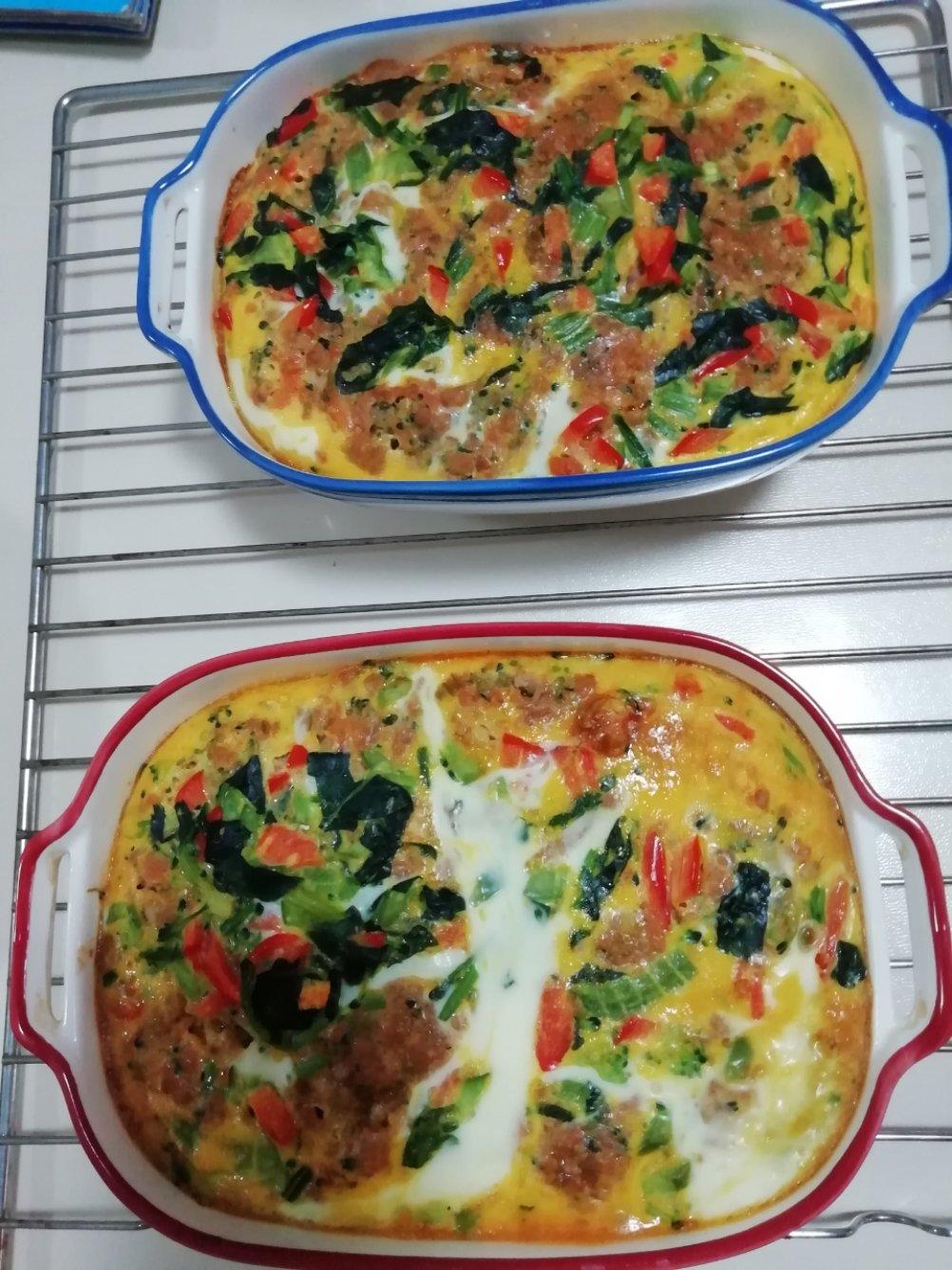 意式肉酱蔬菜烤蛋焗饭