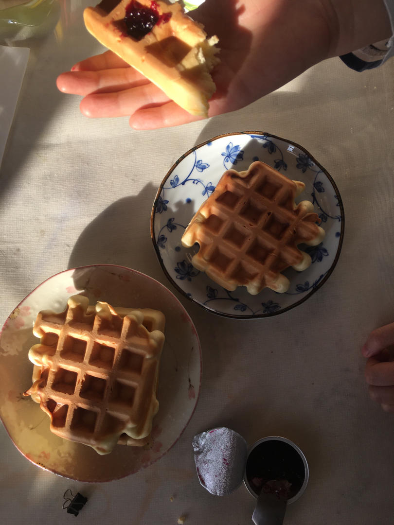 零失败❗️快手简单‼️外酥里嫩的华夫饼