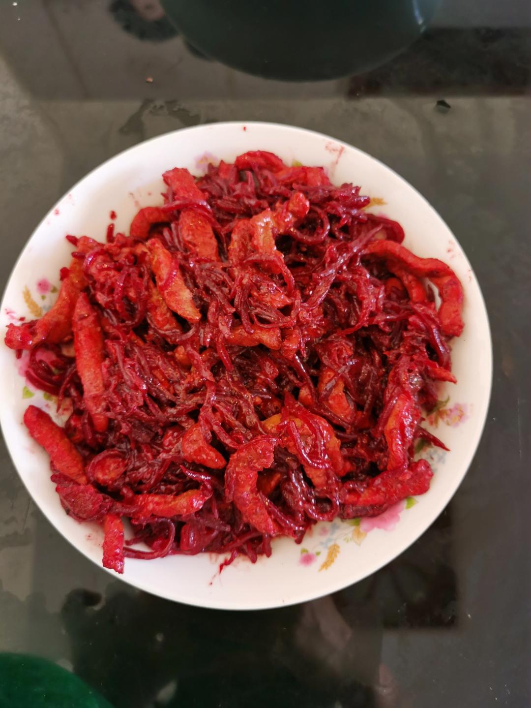 紫菜头炒肉
