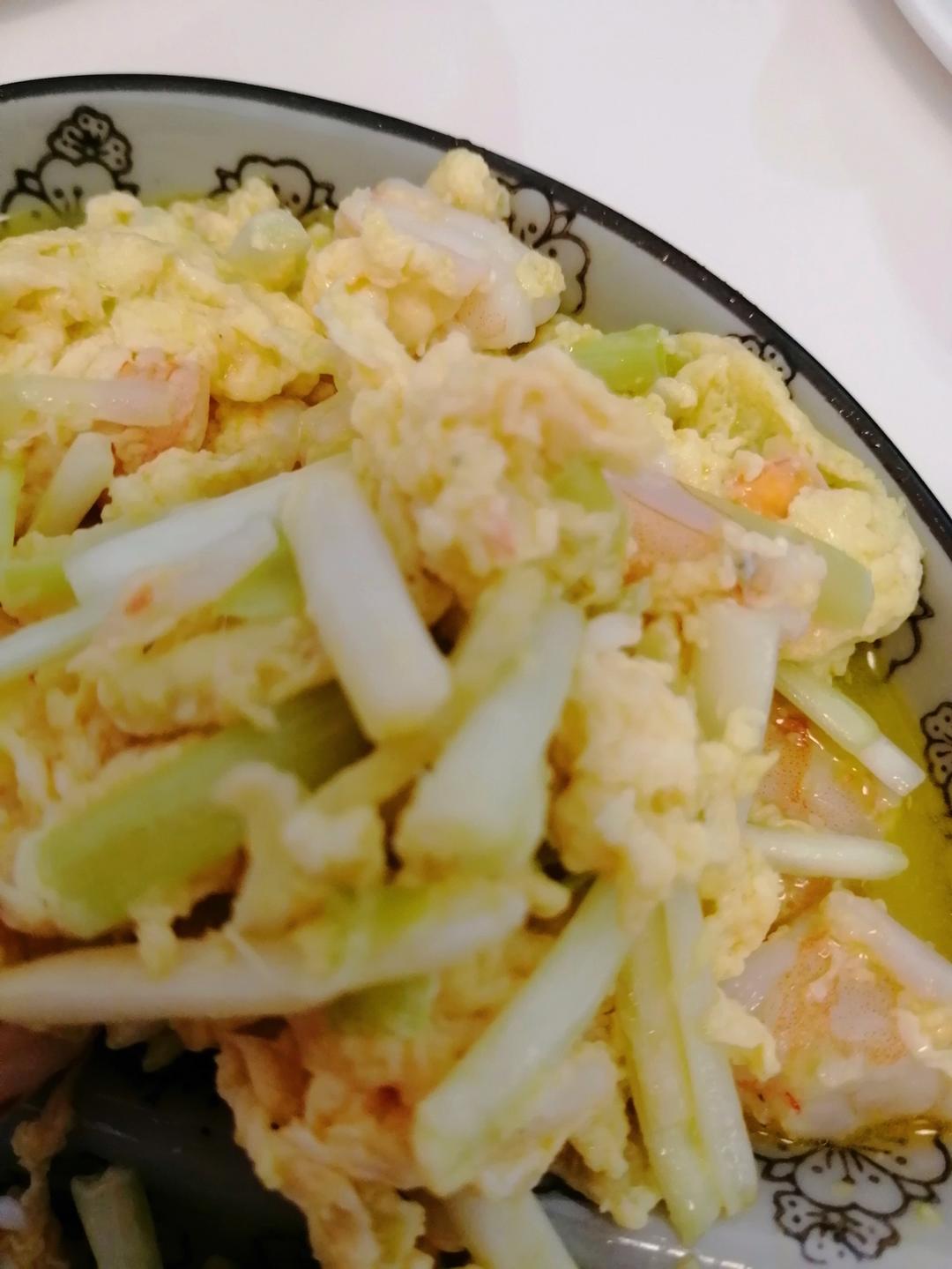 虾仁韭黄炒蛋