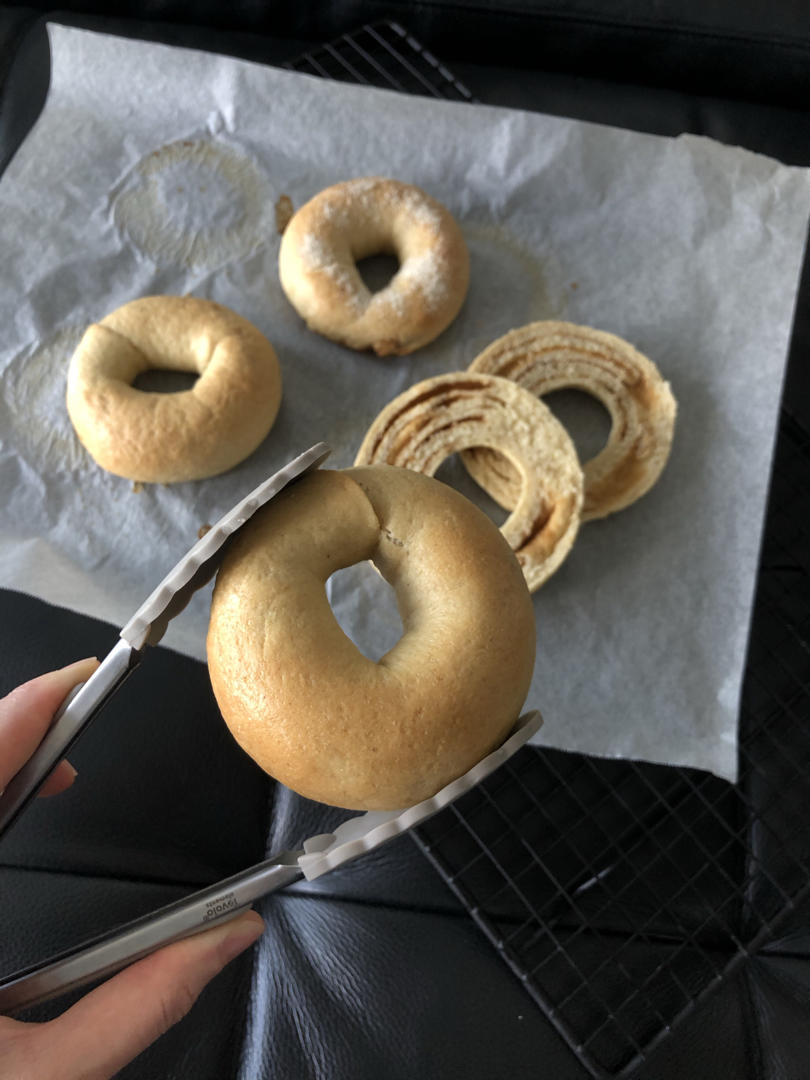 玉米黑糖粗粮贝果