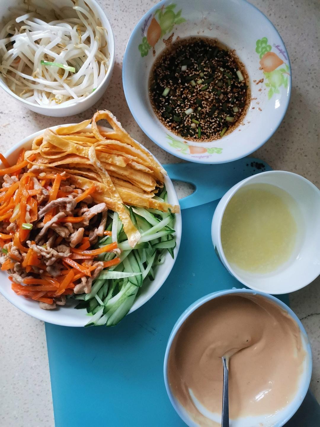 🍜三丝凉面🆒颜值冷面❤️夏日好食