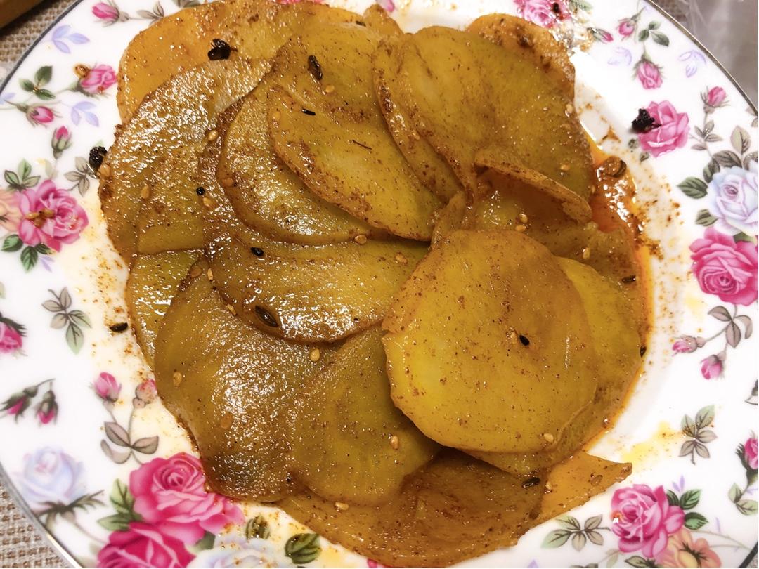 兰州风味麻辣土豆片（又名：通渭路土豆片、马三洋芋片）