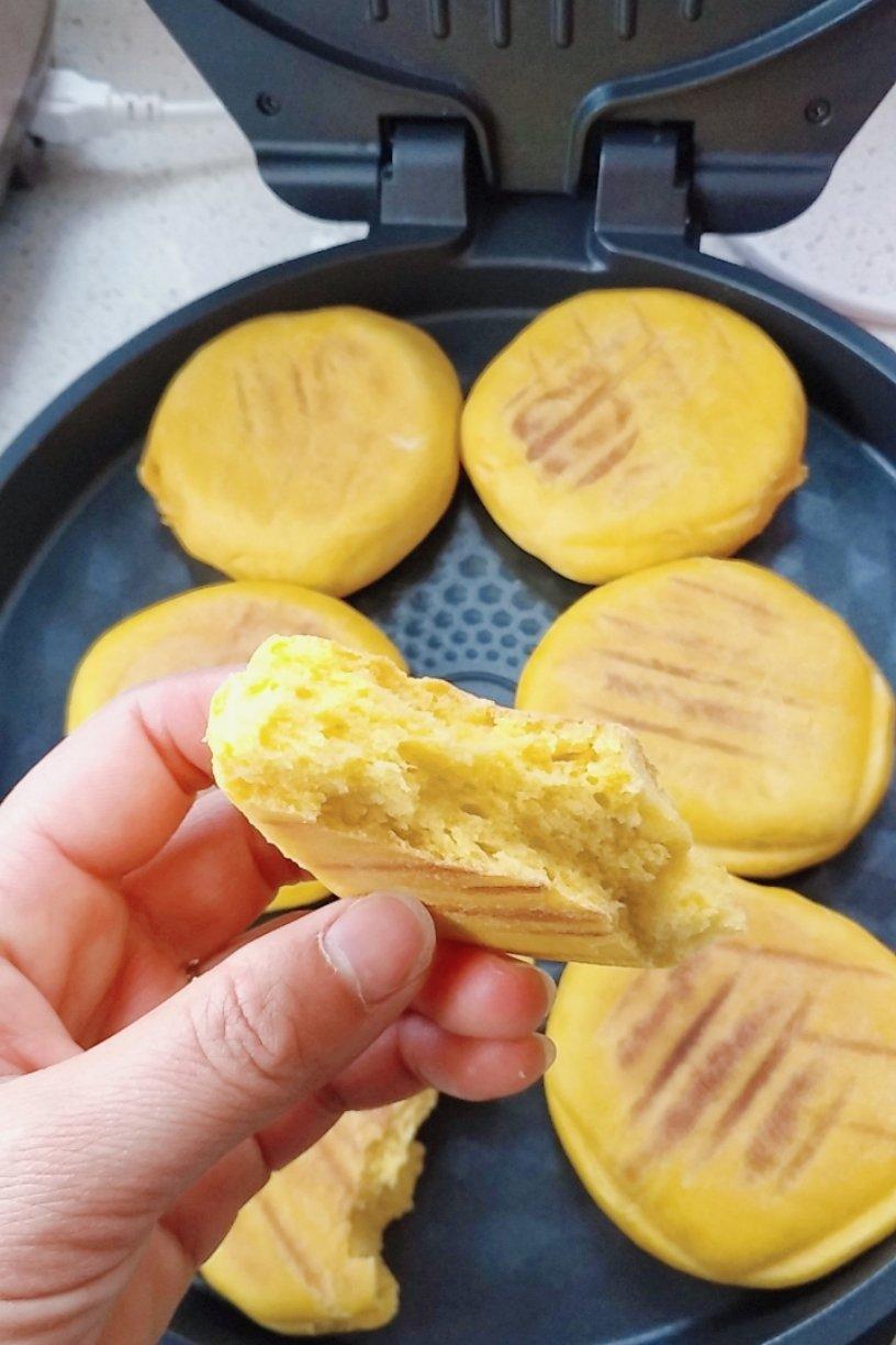 堂妈小厨——发面南瓜饼