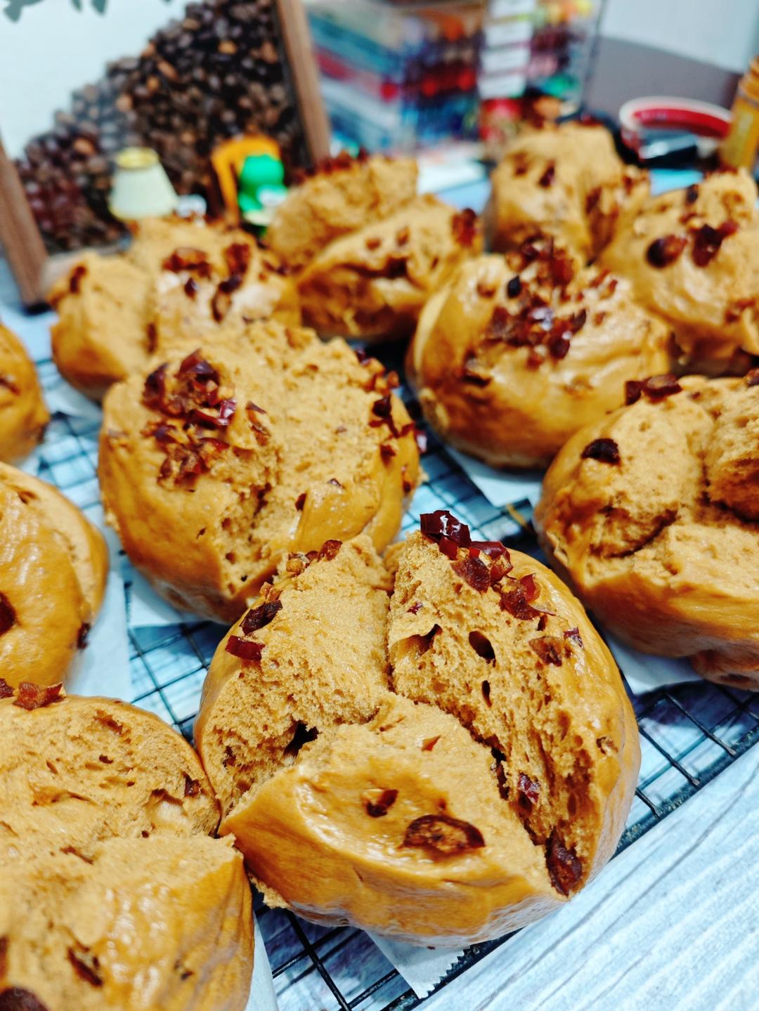 红糖大枣开花馒头