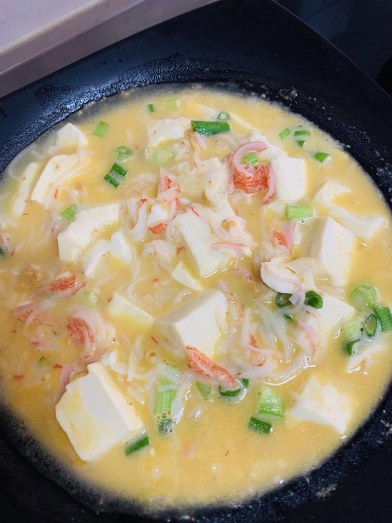 蟹黄豆腐（咸蛋黄版）