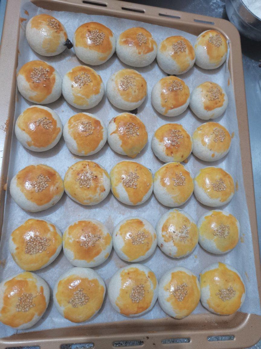 酥皮绿豆饼   酥得掉渣渣