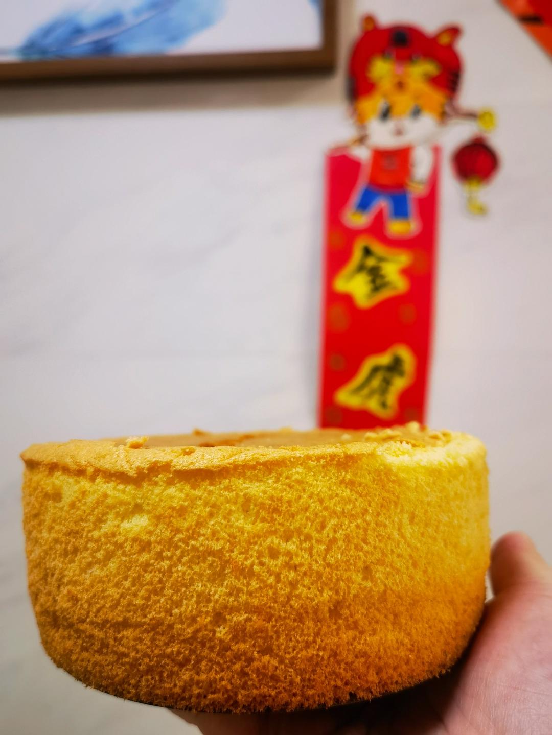 6寸戚风蛋糕零失败版