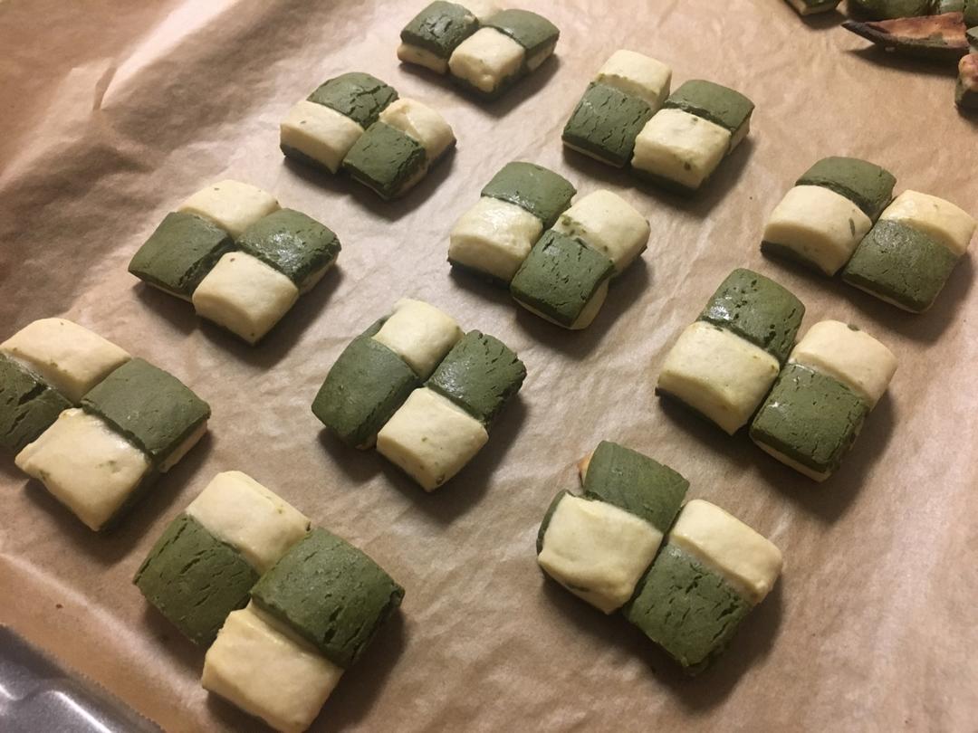 双色小棋格饼干