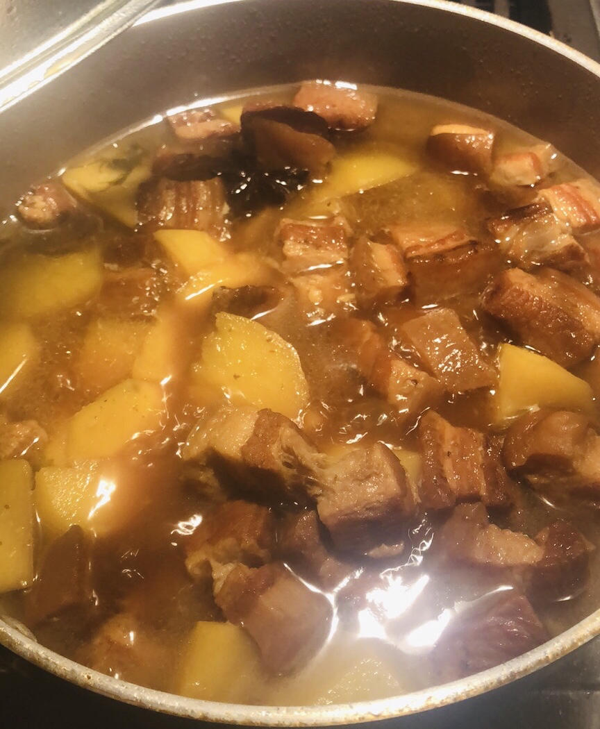 红烧肉炖土豆（丝毫不腻）
