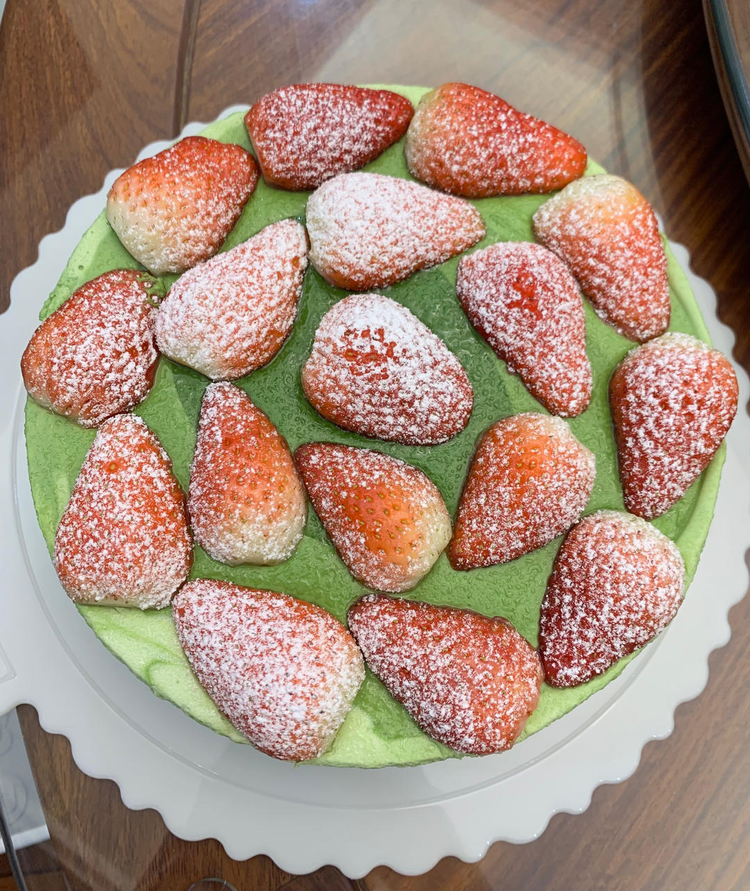 渐变抹茶慕斯蛋糕：我Amanda带着既美又作的抹茶甜点又来了！【曼食慢语】