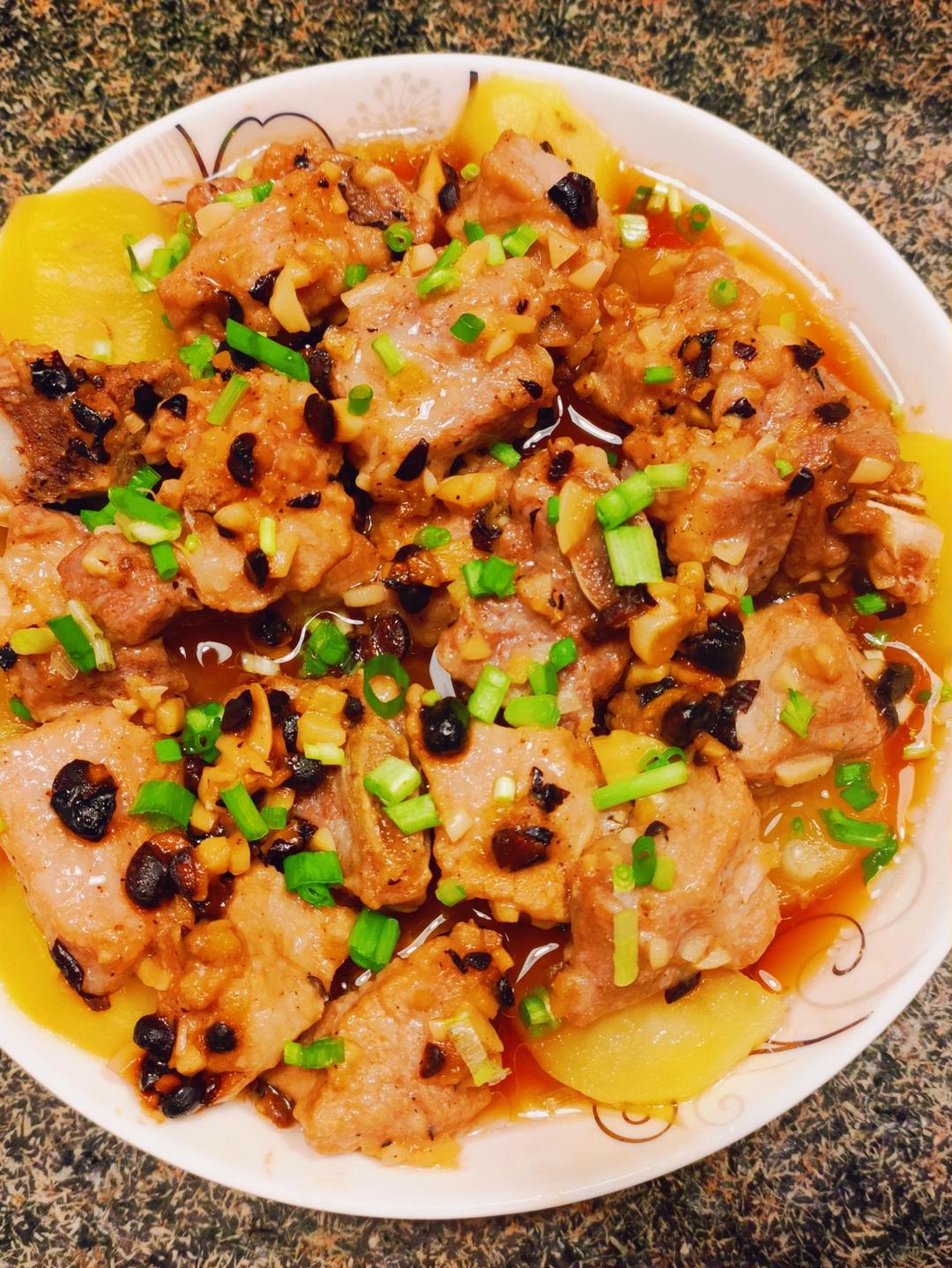 🌈💯广式蒜蓉豆豉蒸排骨🌈