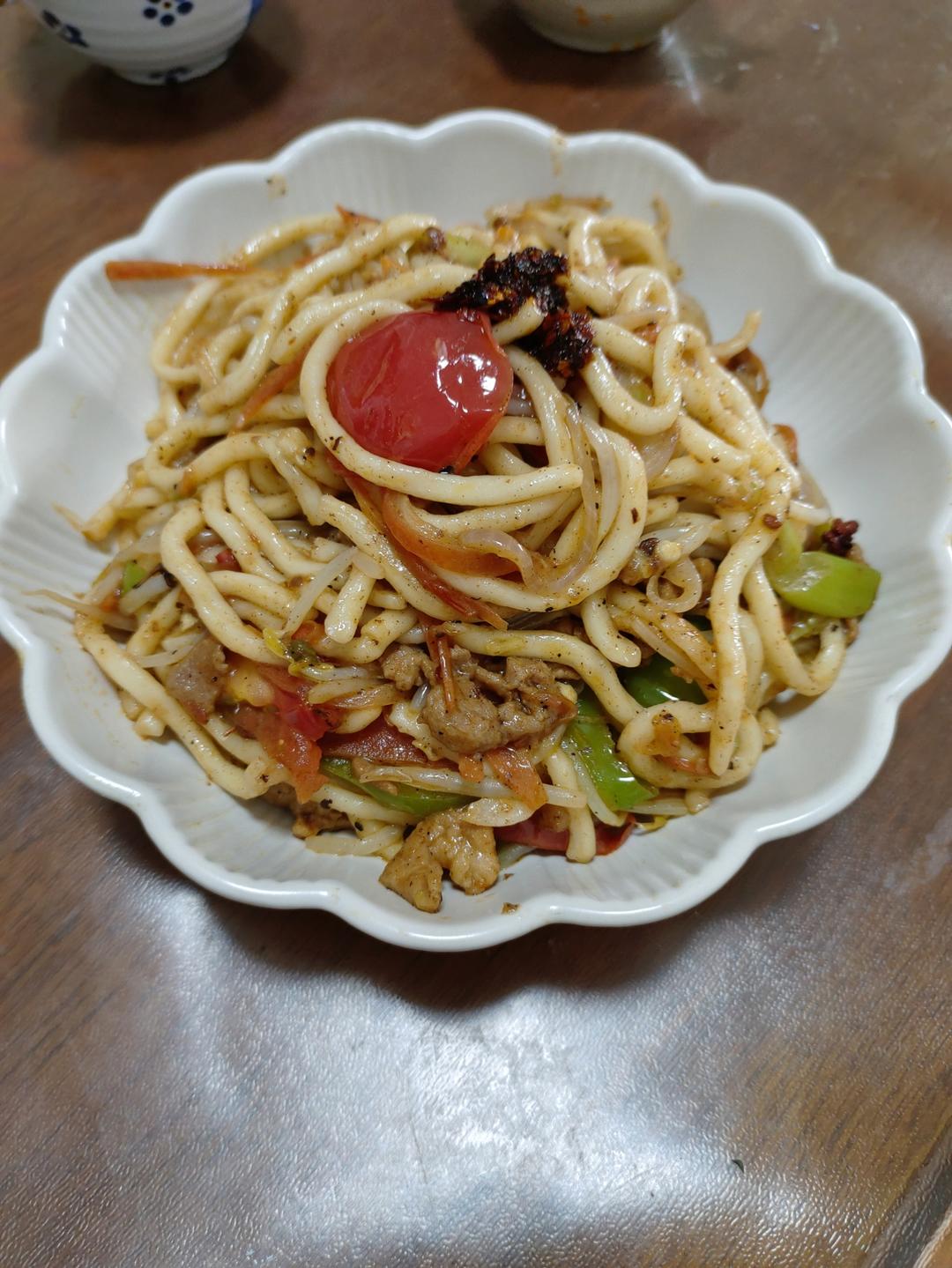 🍜最简单最好吃的家常炒面