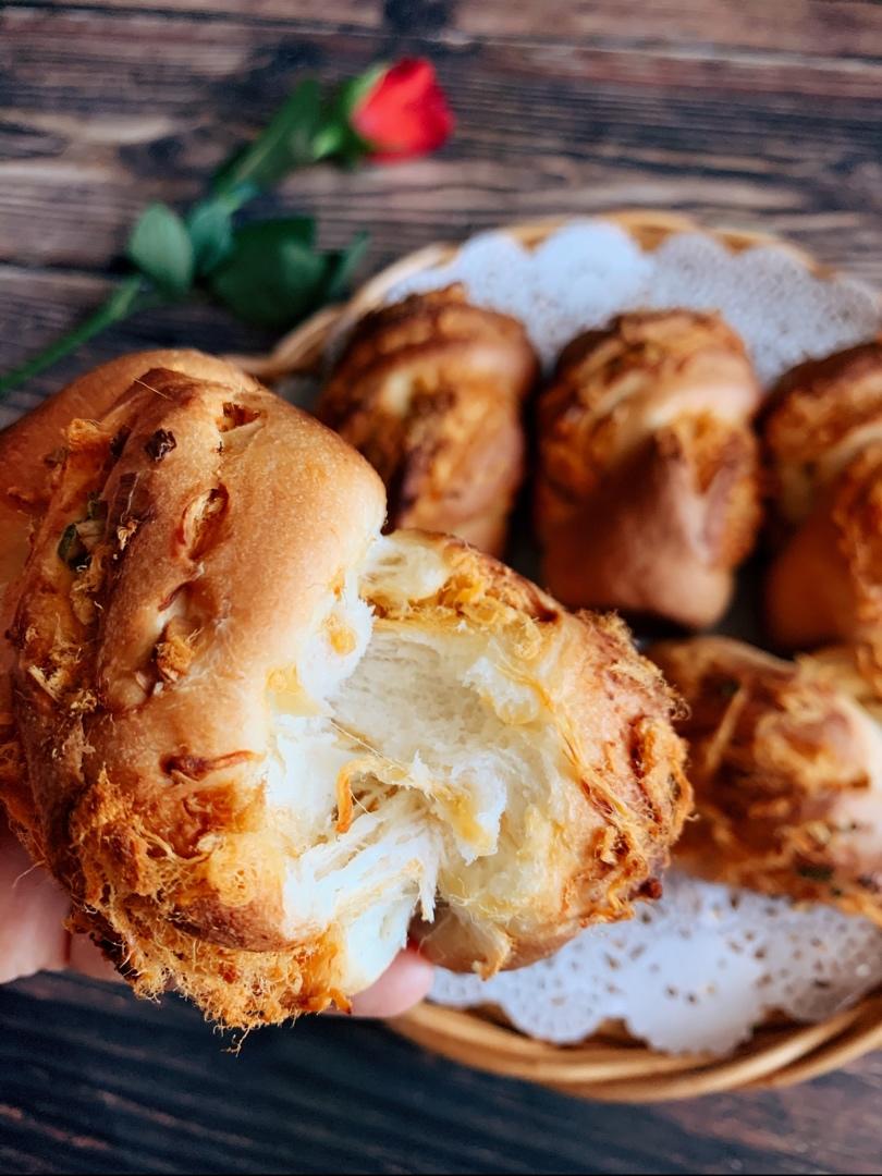 葱香肉松芝士小面包六连模餐包布朗尼铁线模具