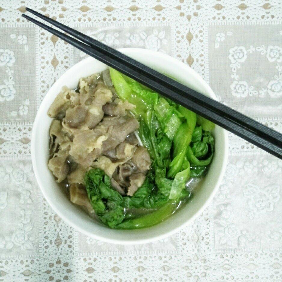 酱汁肥牛汤面