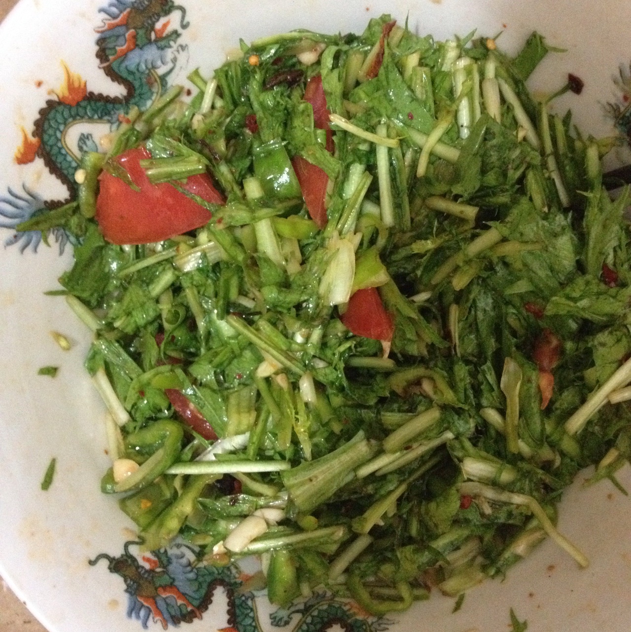 油醋汁苦苣沙拉