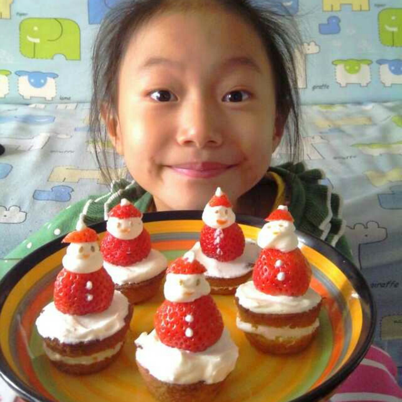 草莓圣诞老人、圣诞雪人