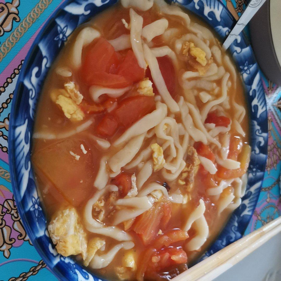汤都要喝光的西红柿鸡蛋面