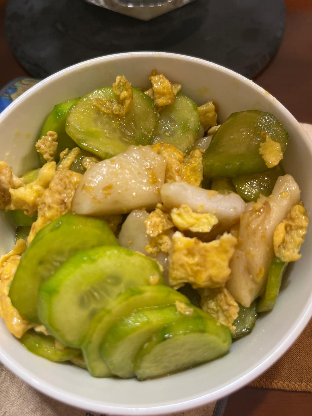 年糕炒鸡蛋