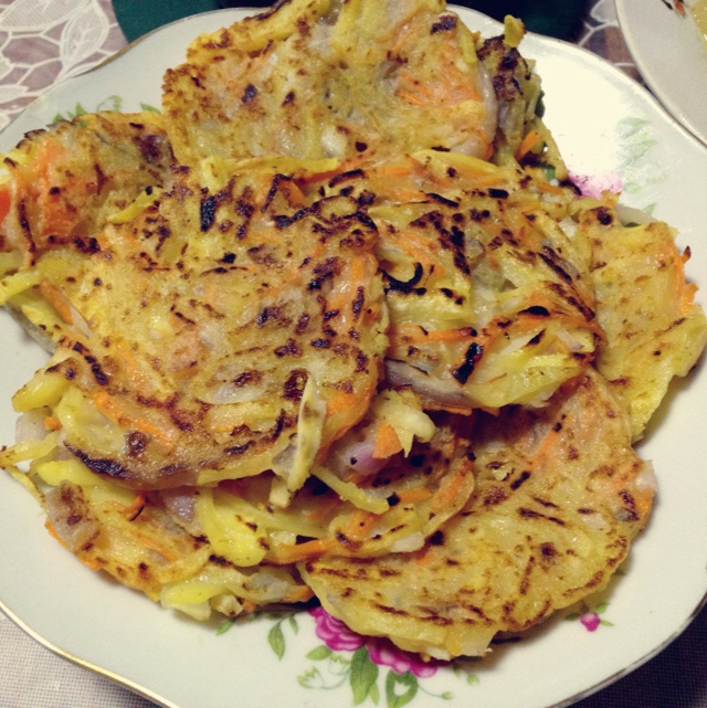 胡萝卜土豆丝饼