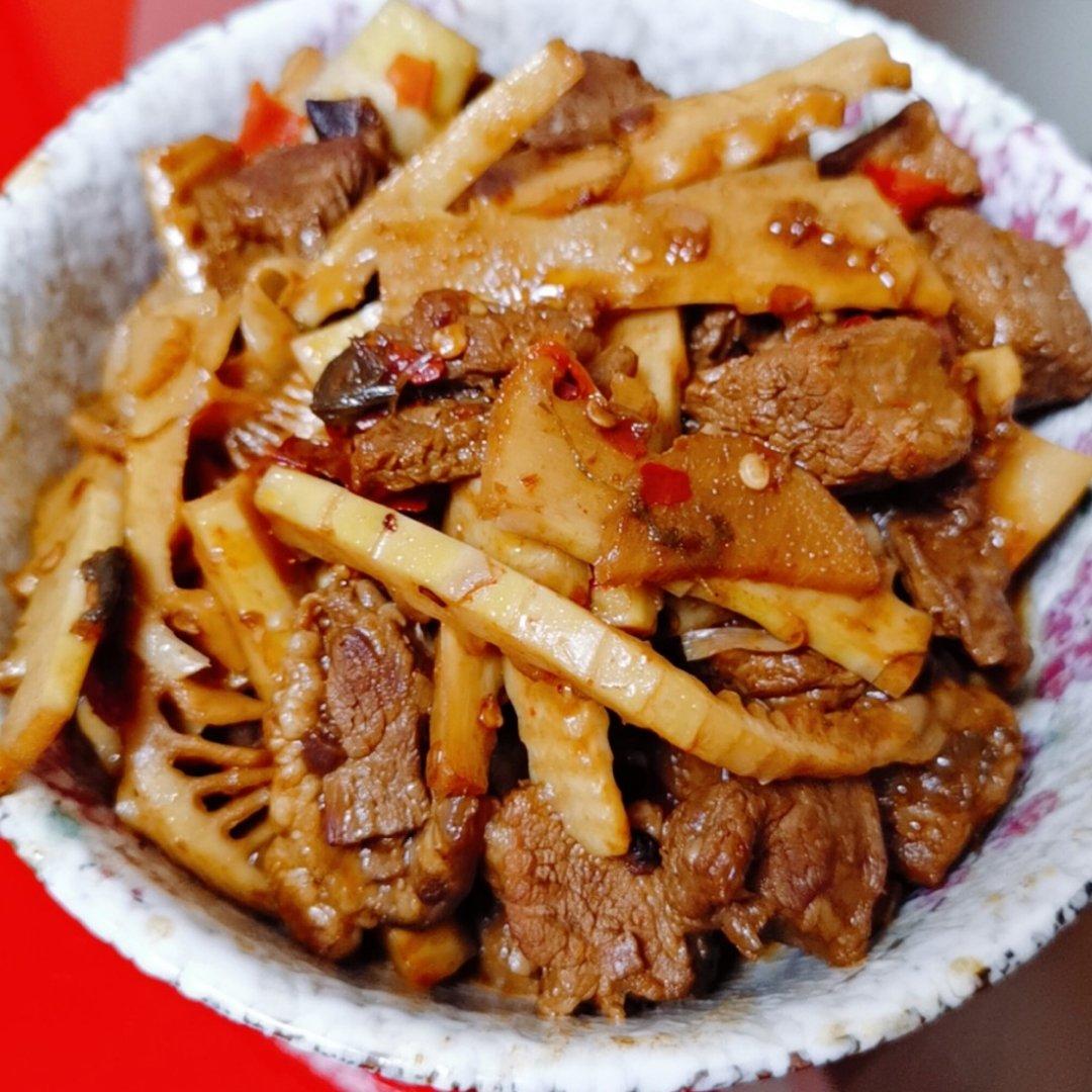 笋子烧牛肉