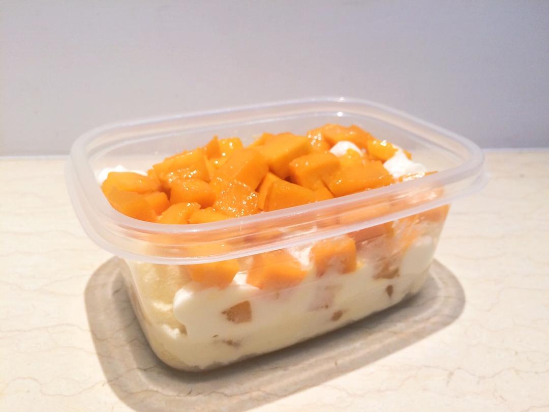 简单快手的便当饭盒水果盒子蛋糕