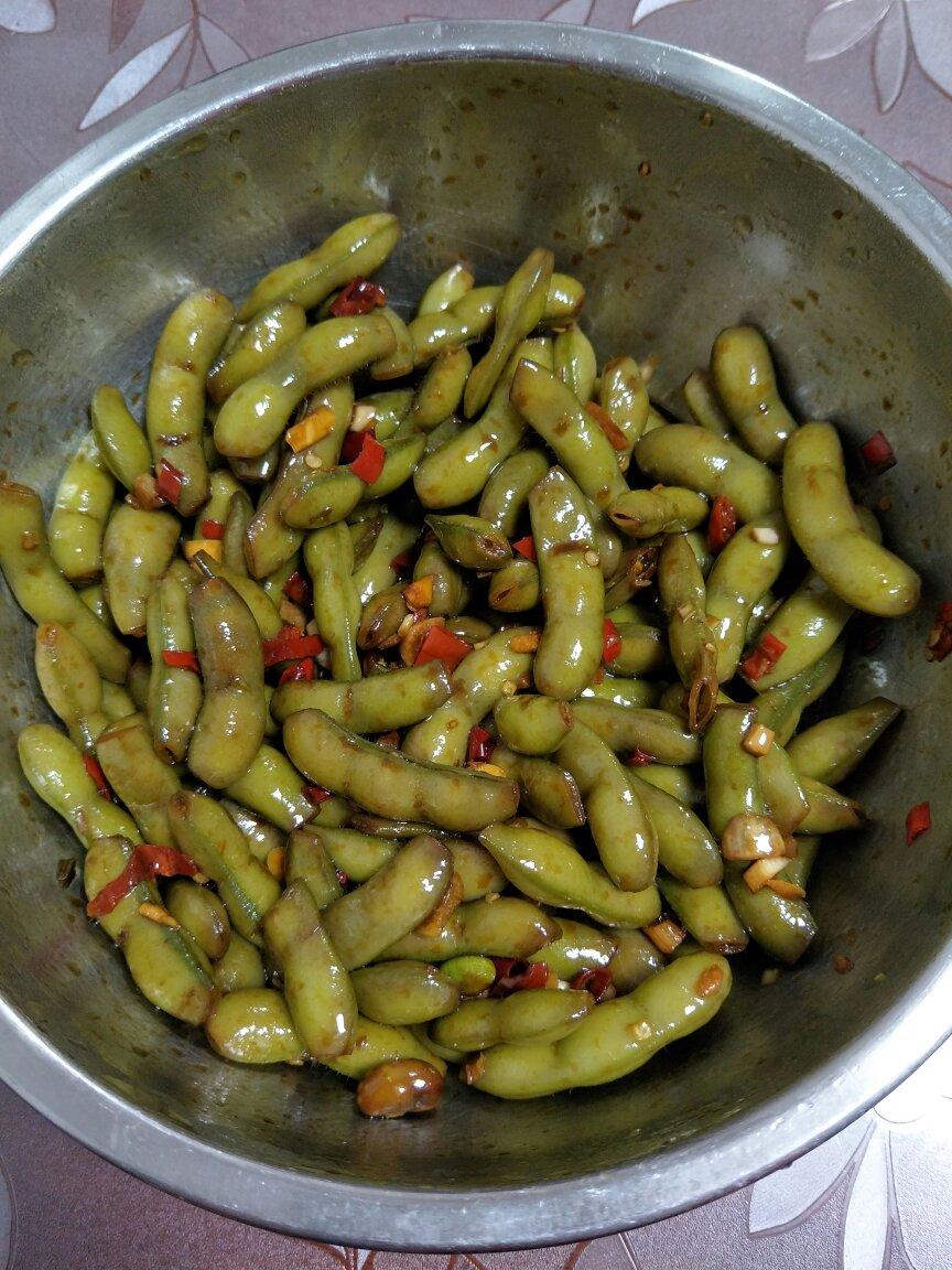 香辣毛豆