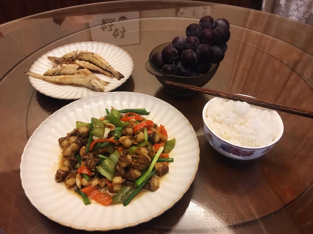 家常小炒扇贝肉
