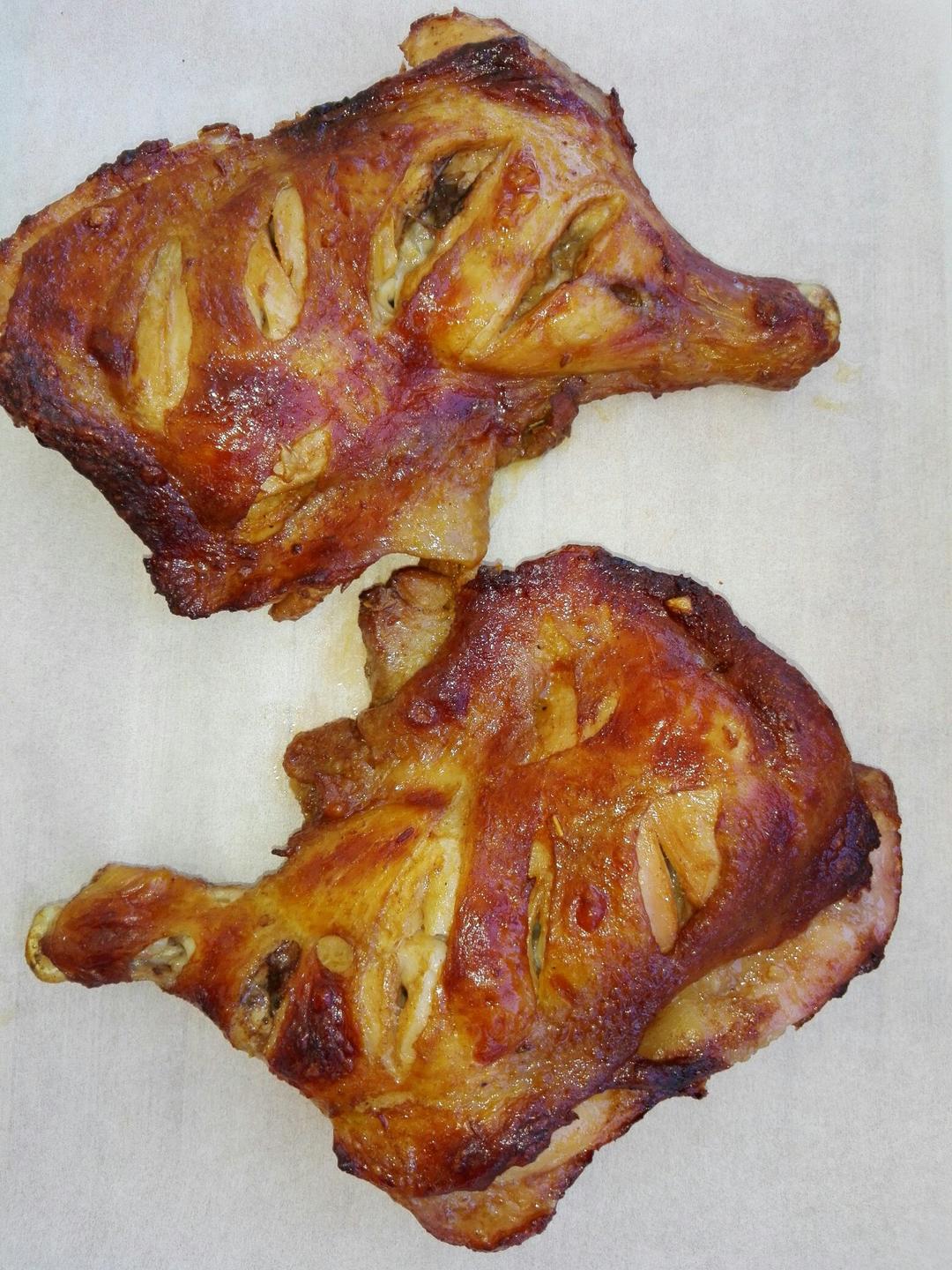 手机用户93418r42光彩照人做的叉烧烤鸡腿