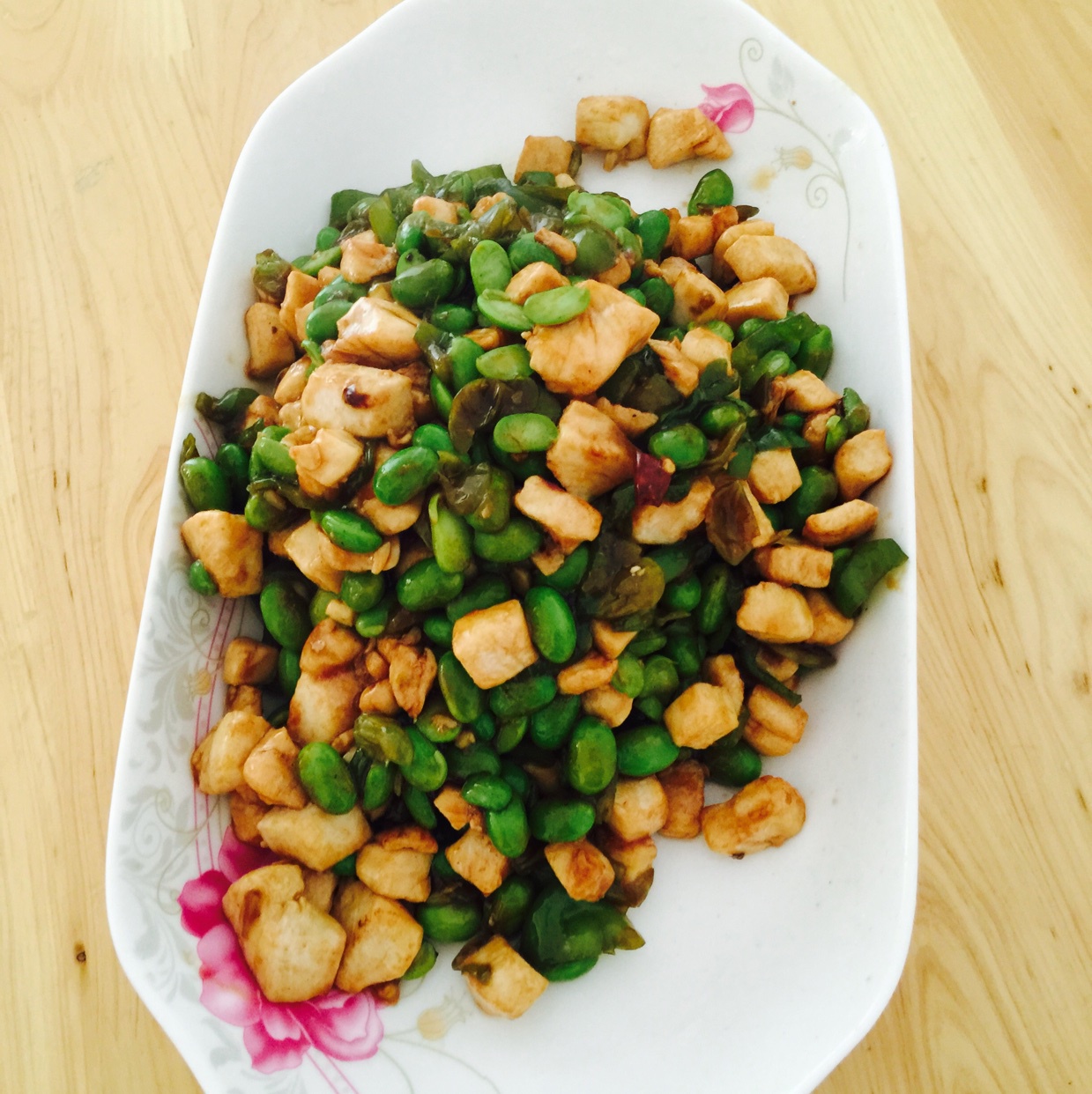 下饭菜 肉末毛豆