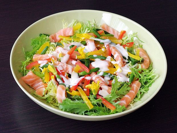 三文鱼沙拉