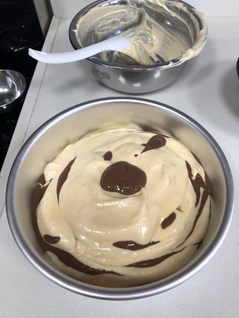 斑马纹戚风蛋糕