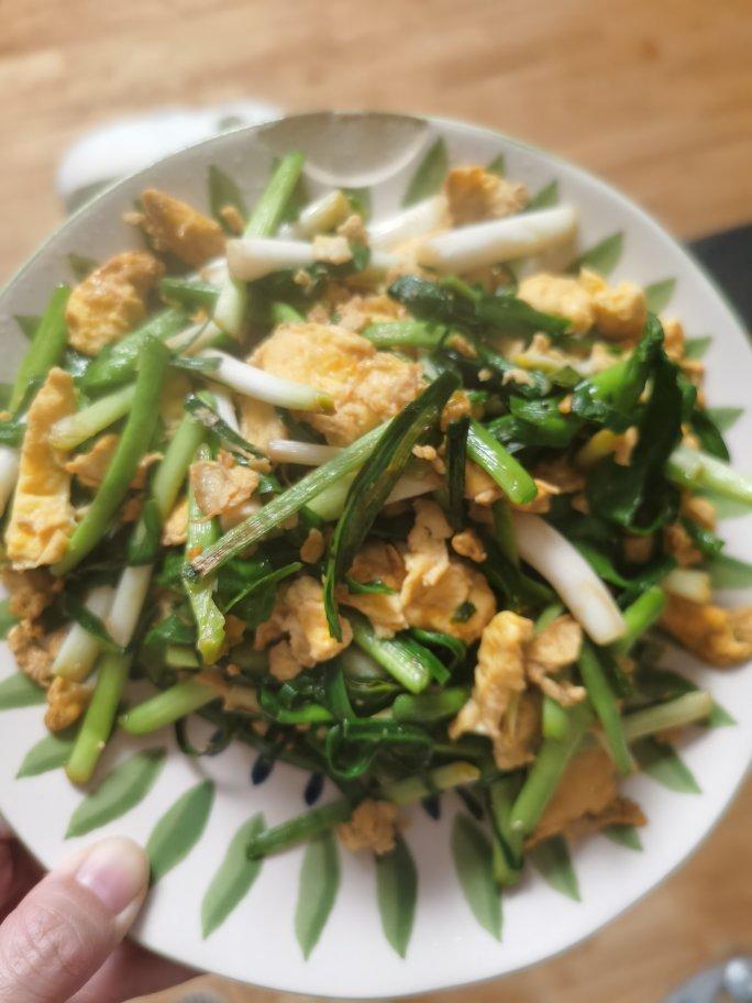 下饭菜 大蒜炒鸡蛋