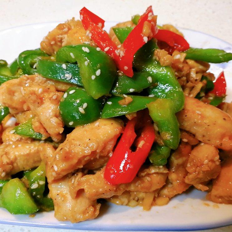 静香水做的超嫩的小炒鸡胸肉